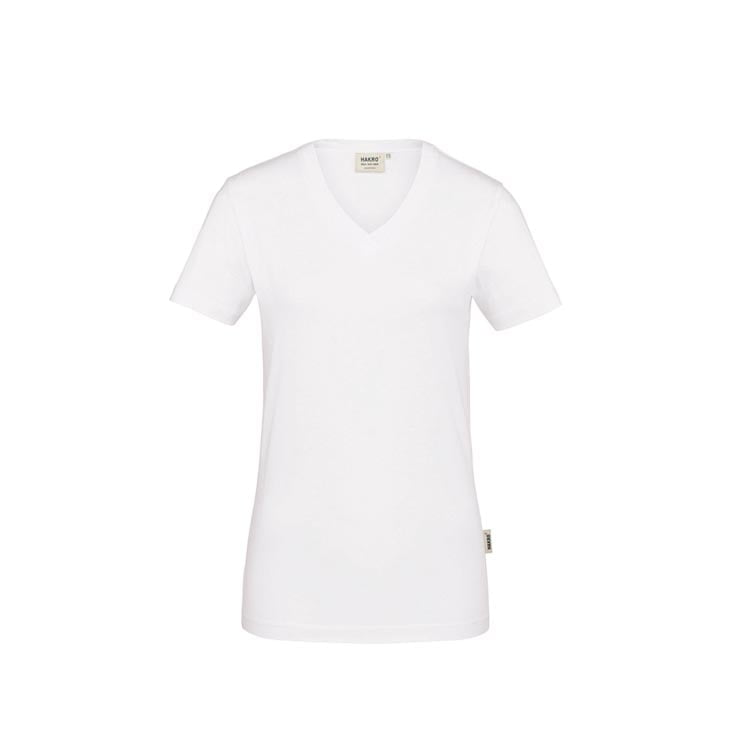 Damska biała koszulka ze stretchem Hakro 172