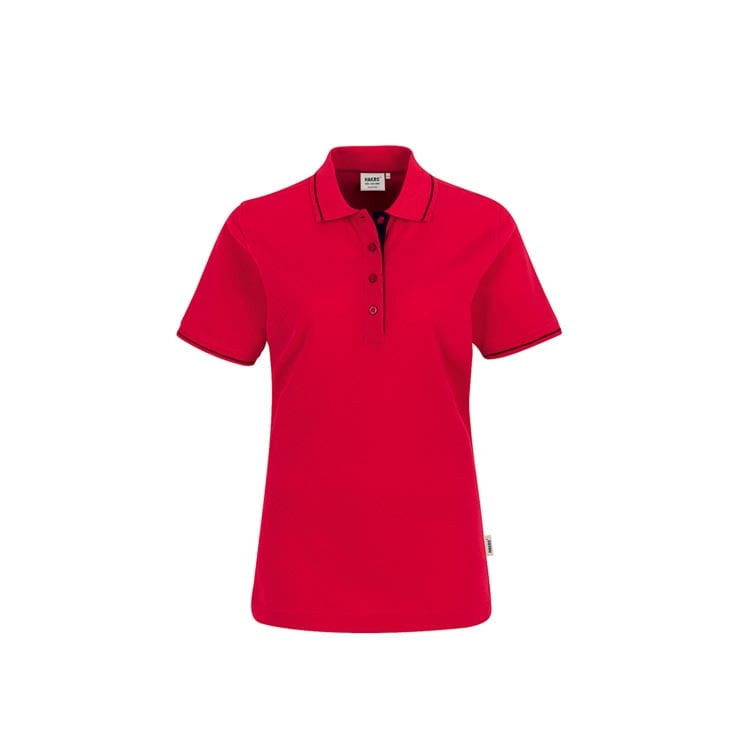 Red - Damska koszulka polo Casual 203