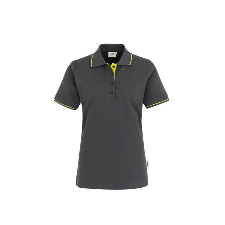 Anthracite - Damska koszulka polo Casual 203