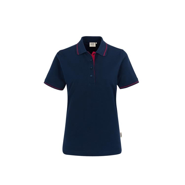 Ink Blue - Damska koszulka polo Casual 203