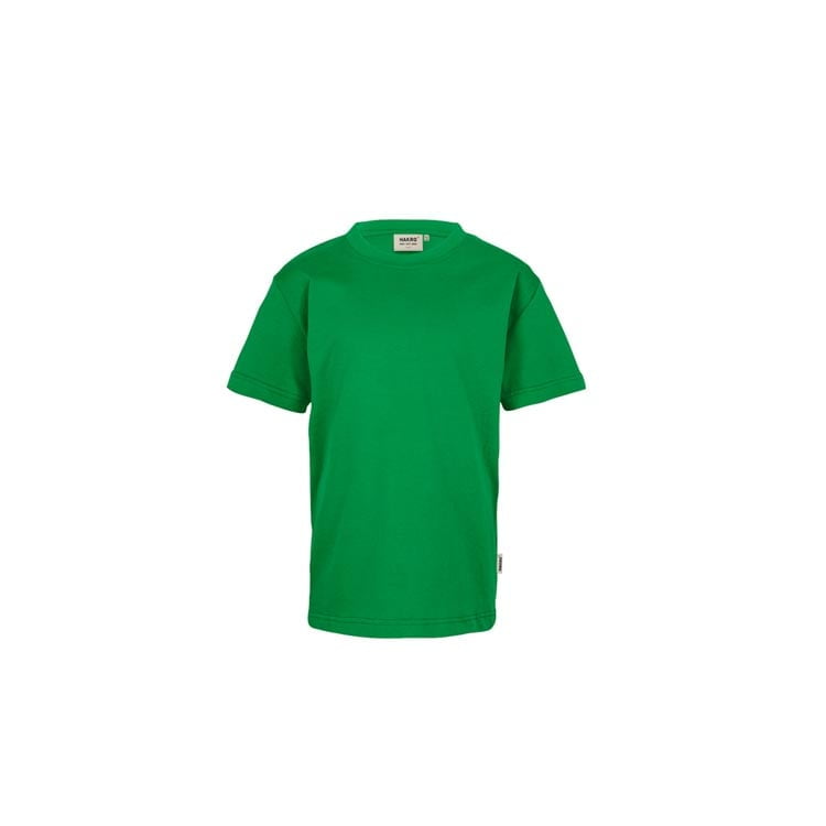 Zielony dziecięcy t-shirt HAKRO 210
