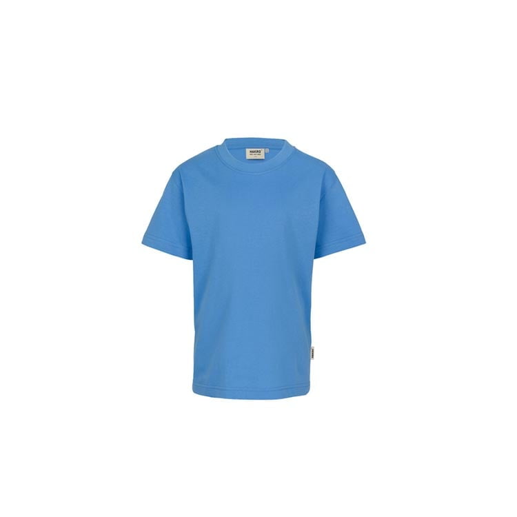 Niebieski dziecięcy t-shirt HAKRO 210