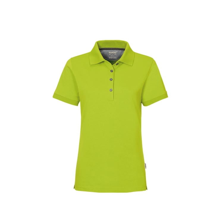 Kiwi Green - Damska koszulka polo Cotton Tec 214