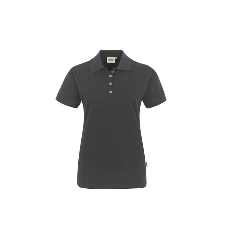 Anthracite - Damska koszulka polo ze stretchu 222