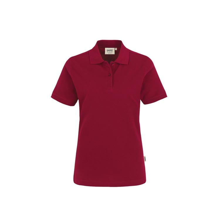 Burgundy - Damska koszulka polo Top 224