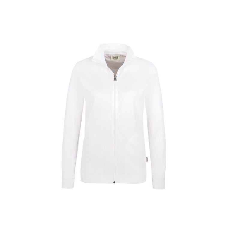 White - Damska bluza z interlocku 227
