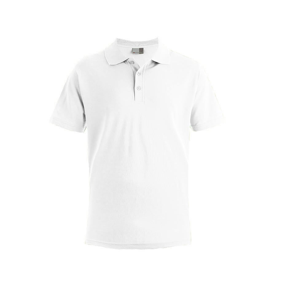 White - Męska koszulka polo Superior