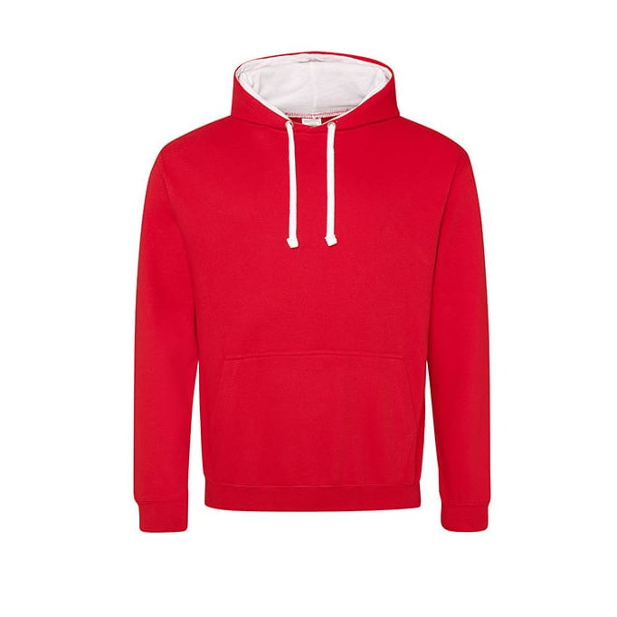 Fire Red/Arctic White - Bluza z kapturem Varsity Hoodie