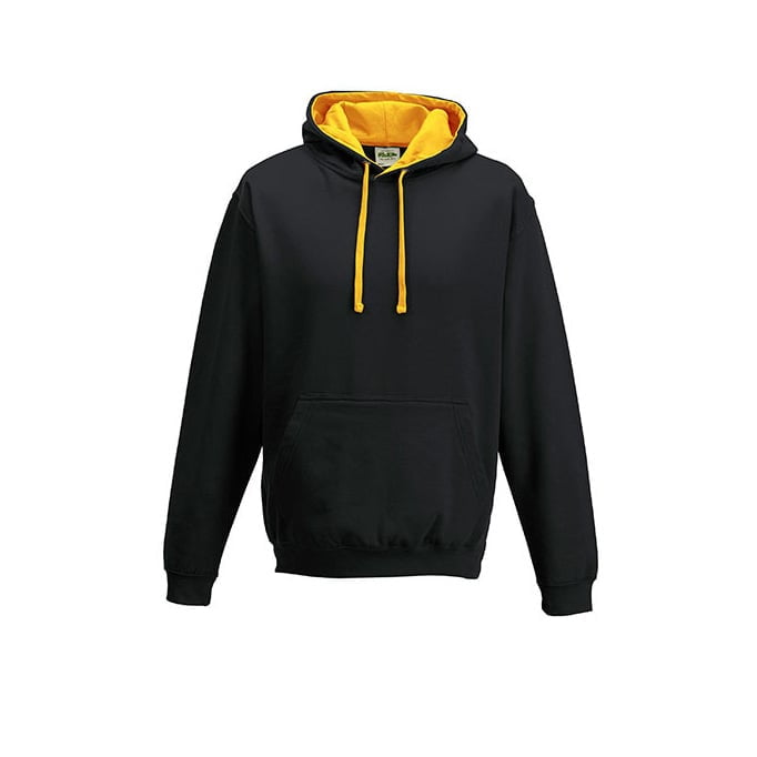 Jet Black/Gold - Bluza z kapturem Varsity Hoodie