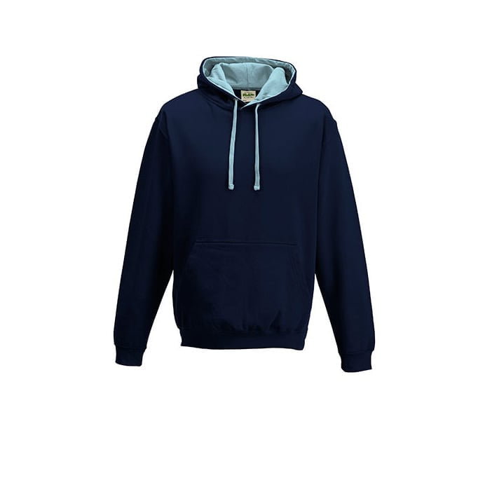 New French Navy/baby Blue - Bluza z kapturem Varsity Hoodie