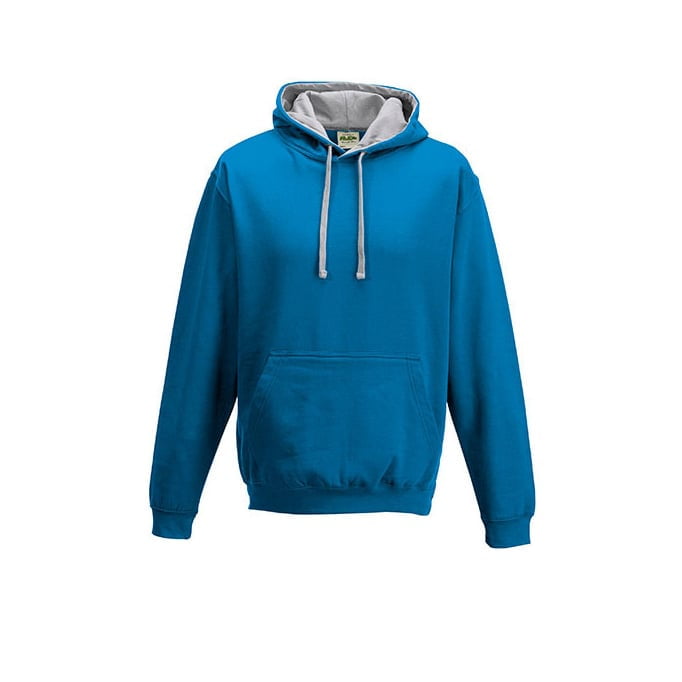 Sapphire Blue/Heather Grey - Bluza z kapturem Varsity Hoodie