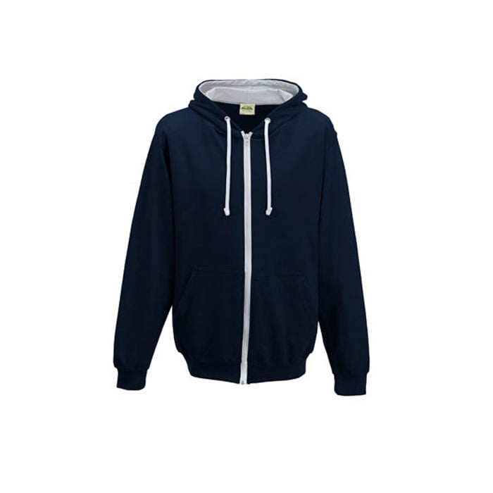 New French Navy/Heather Grey - Bluza dwukolorowa Varsity Zoodie