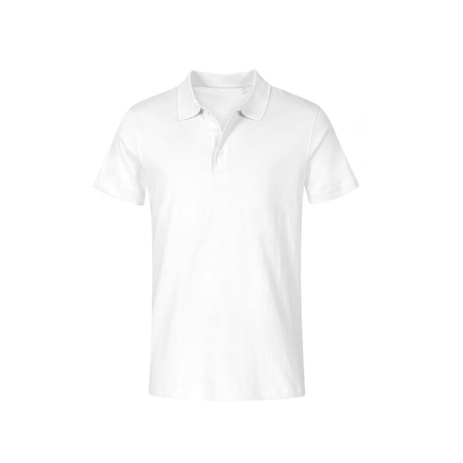 White - Męska koszulka polo Jersey