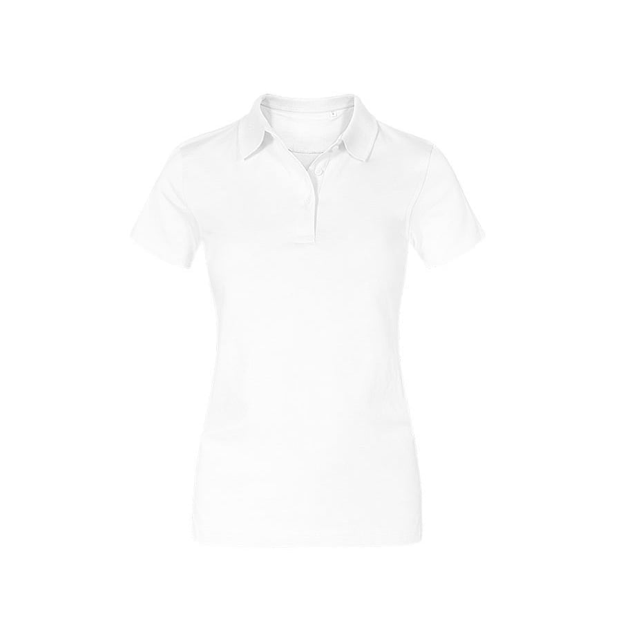 White - Damska koszulka polo Jersey