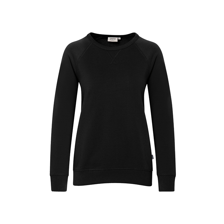 Black - Damska bluza typu crewneck 407