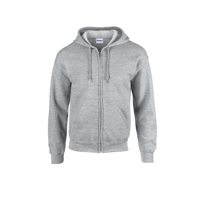 Sport Grey (Heather) - Bluza z pełnym zamkiem Heavy Blend™