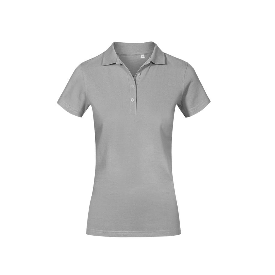 New Light Grey (Solid) - Damska koszulka polo 60/40