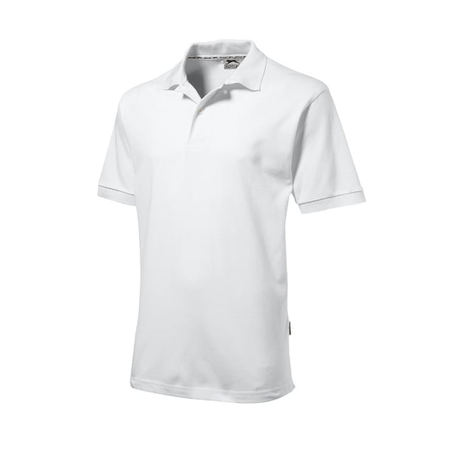White - Męska koszulka polo Forehand