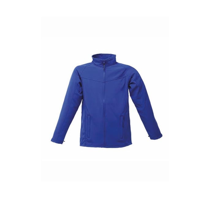 niebieski softshell haftowany