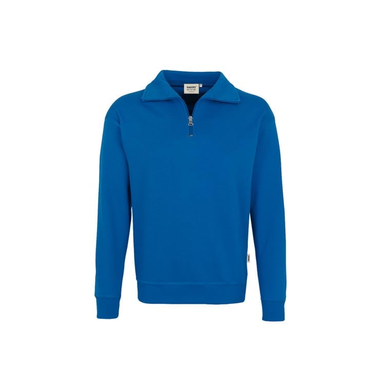Royal Blue - Bluza premium z półzamkiem 451