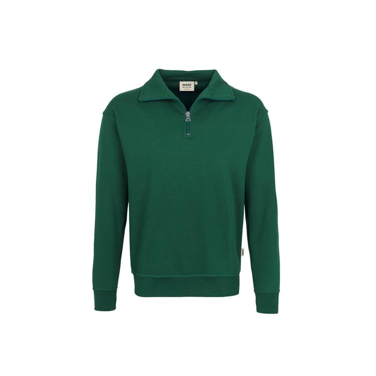 Fir Green - Bluza premium z półzamkiem 451