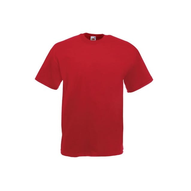 Czerwona koszulka do własnego haftu Fruit of the Loom 61-036-0