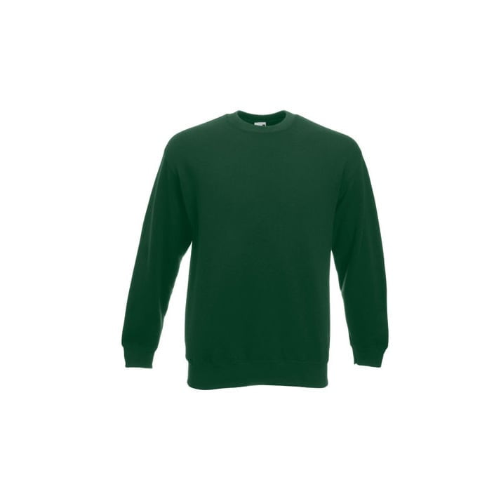 Bottle Green - Bluza Crewneck Set-In