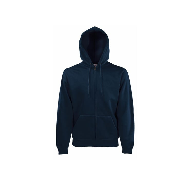 Black - Klasyczna bluza z zamkiem Hooded