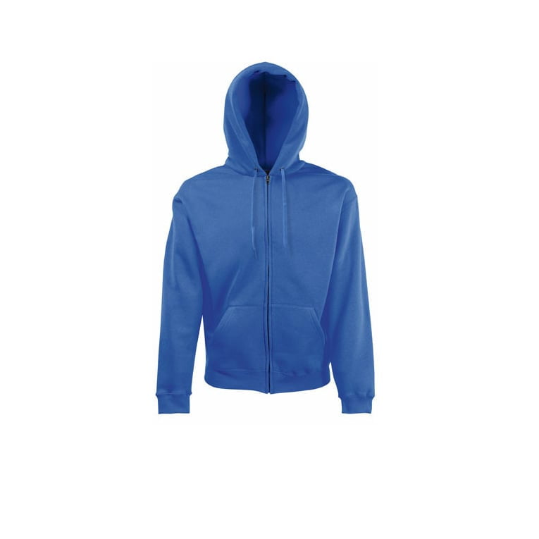 Royal Blue - Klasyczna bluza z zamkiem Hooded