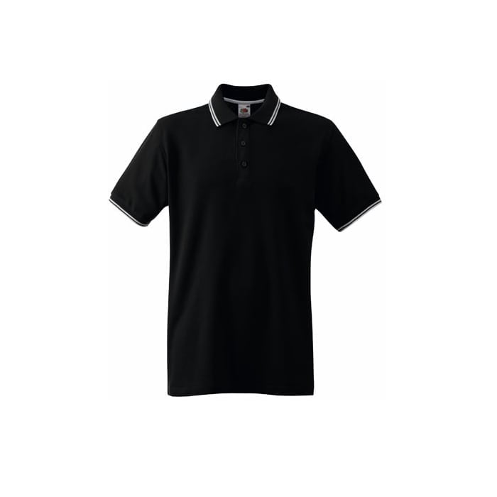 Black - Koszulka polo Tipped