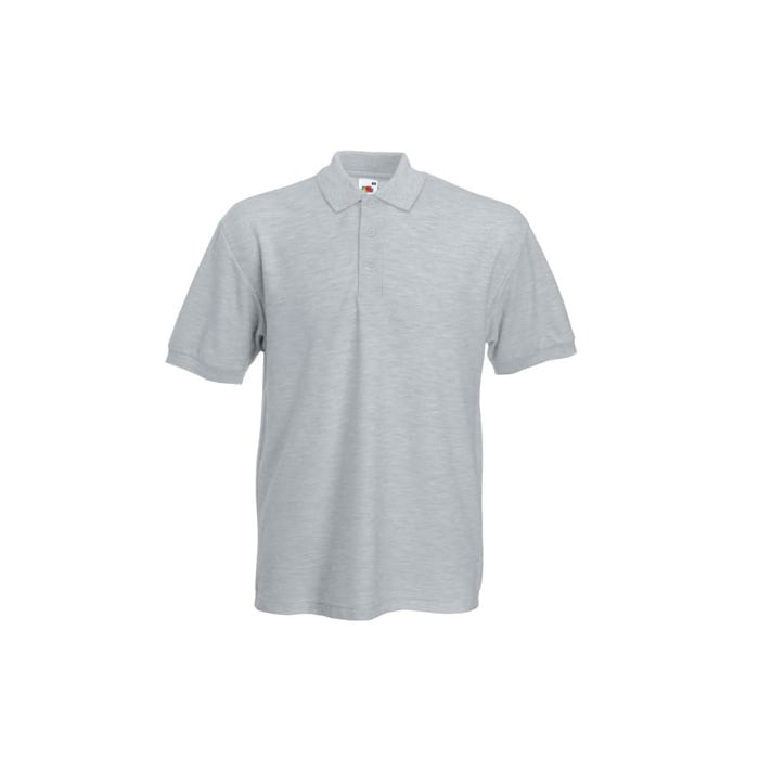 Heather Grey - Koszulka polo HEAVY 65/35