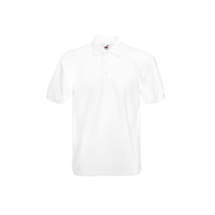 White - Koszulka polo HEAVY 65/35