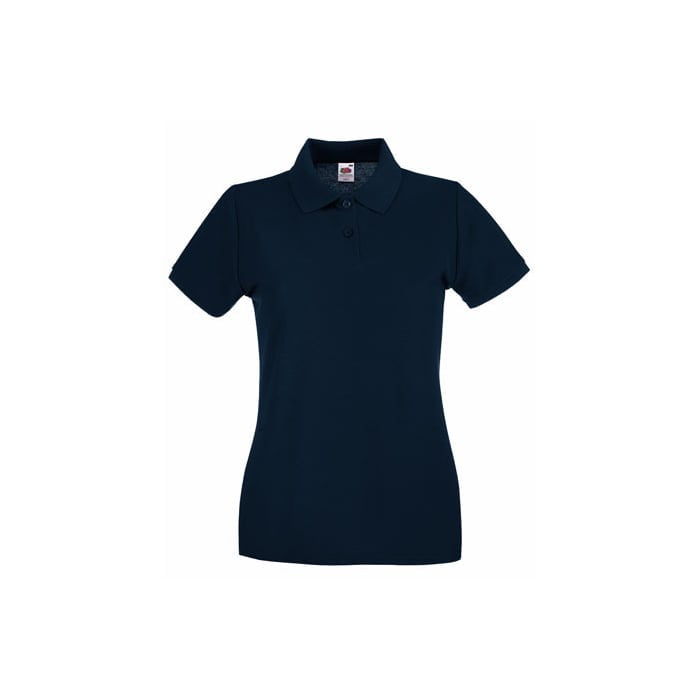 Deep Navy - Damska koszulka polo Premium Lady-Fit
