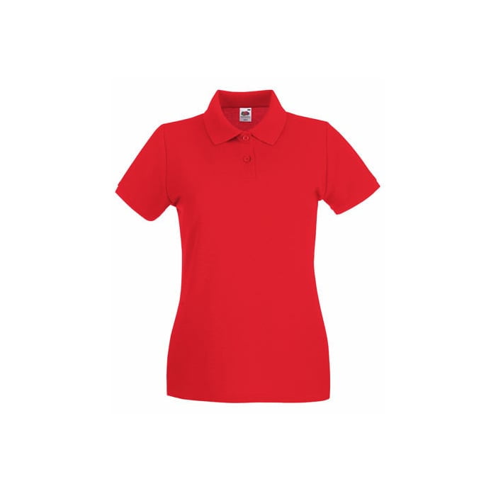 Red - Damska koszulka polo Premium Lady-Fit