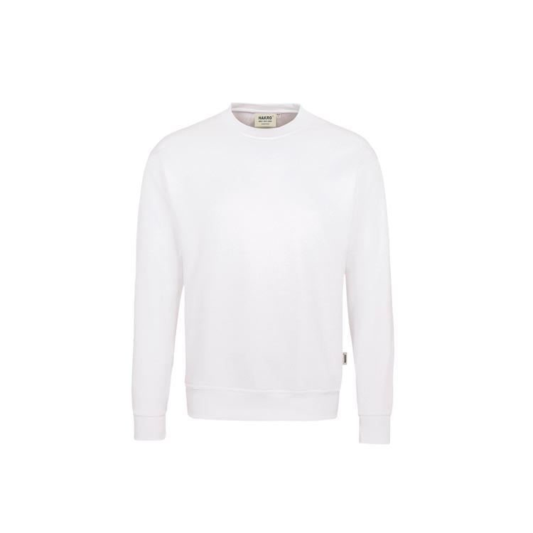 White - Bluza premium typu crewneck 471