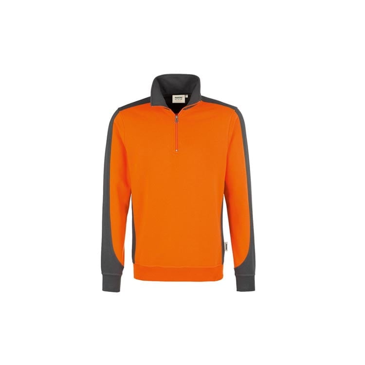 Orange - Męska bluza kontrastowa Performance 477