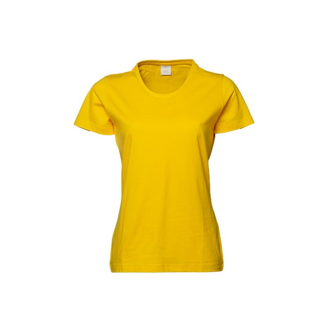 Bright Yellow - Damski T-Shirt Basic Tee