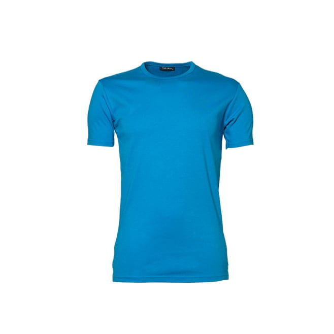 Niebieski t-shirt męski Tee Jays Interlock Tee 520
