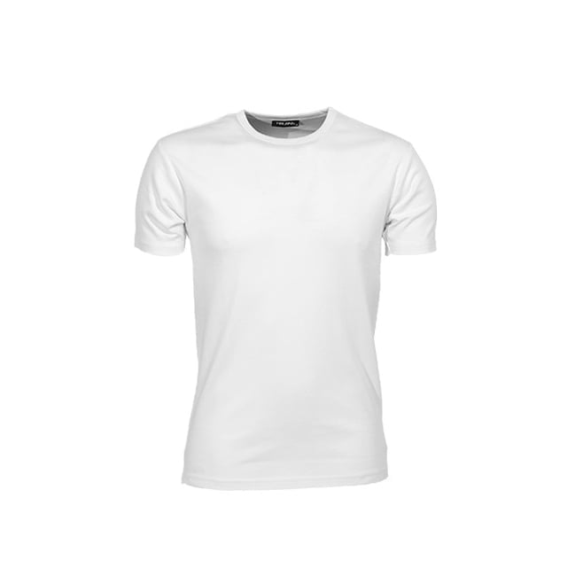 Biały t-shirt męski Tee Jays Interlock Tee 520