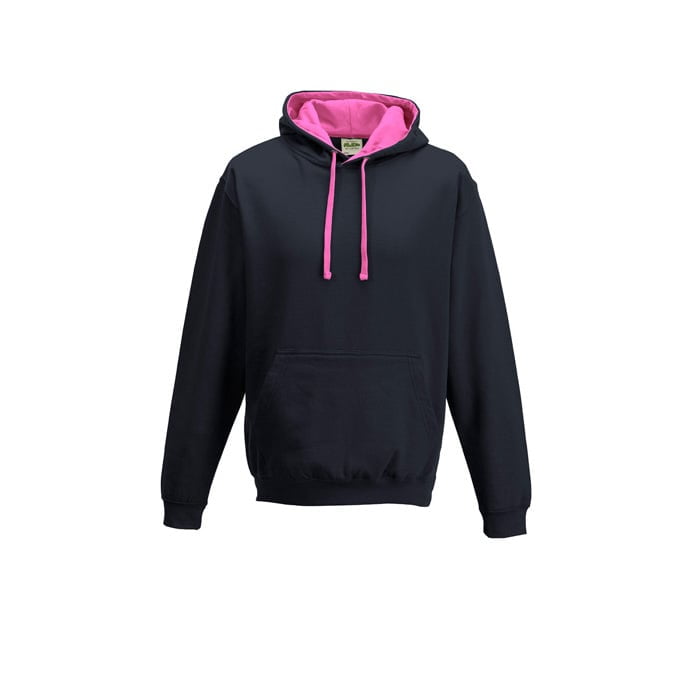 Oxford Navy/Candyfloss Pink - Bluza z kapturem Varsity Hoodie