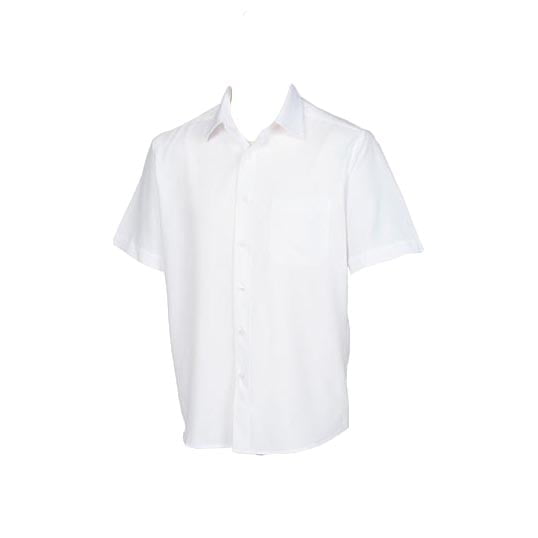 White - Męska koszula z poliestru Wicking