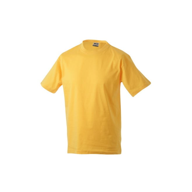Żółta koszulka męska James & Nicholson JN002