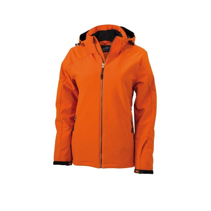 Dark Orange - Damski zimowy softshell Wintersport