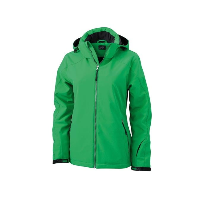 Green - Damski zimowy softshell Wintersport