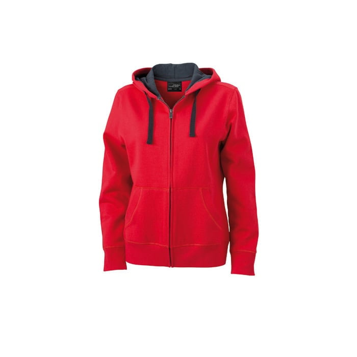 Red - Damska bluza Hooded Jacket