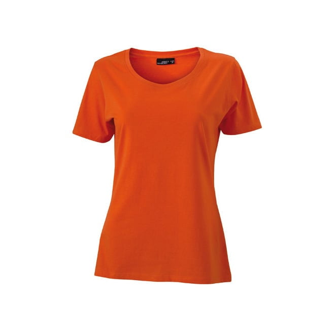 Dark Orange - Damska koszulka Basic-T