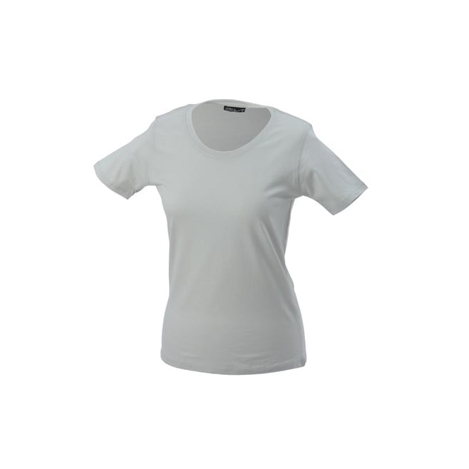Light Grey - Damska koszulka Basic-T