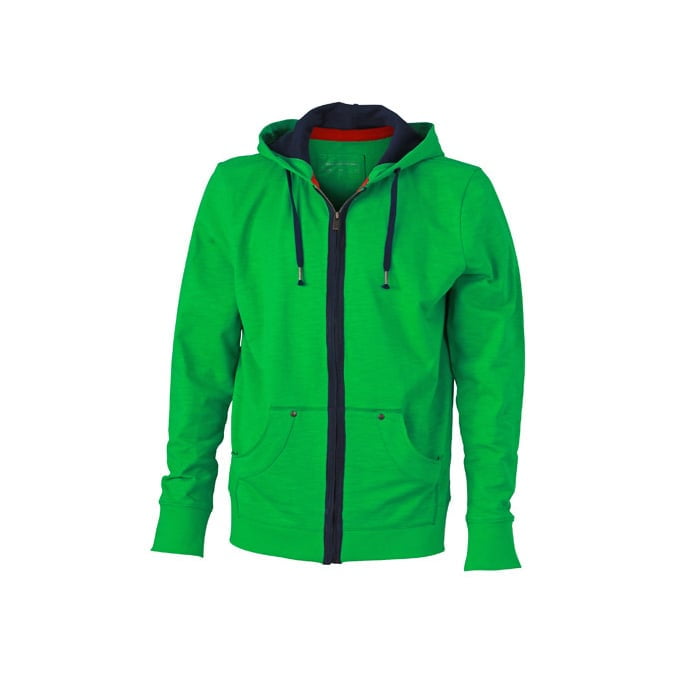 Fern Green - Męska bluza z kapturem Urban Hooded