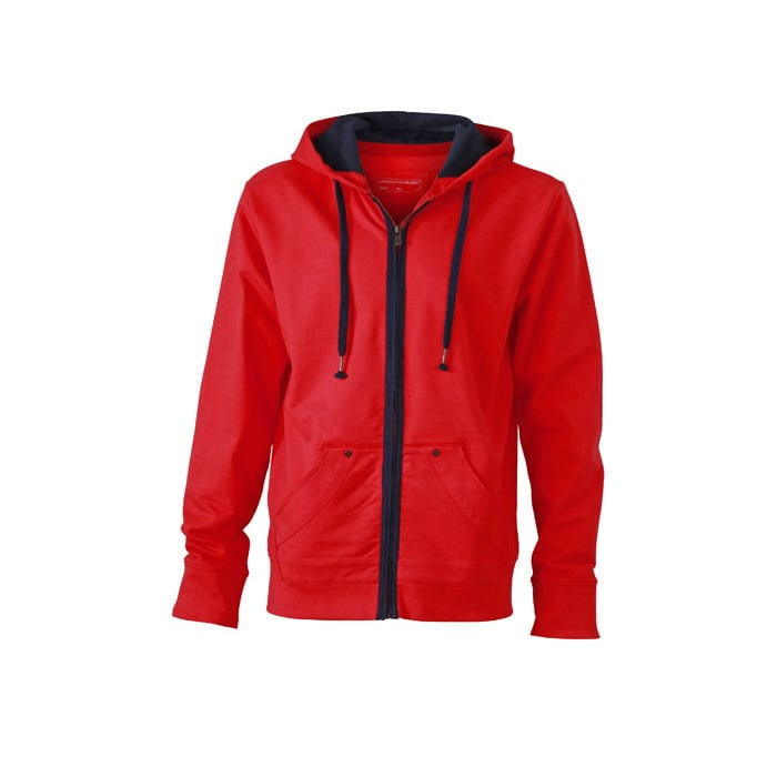 Tomato - Męska bluza z kapturem Urban Hooded