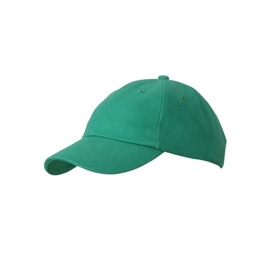 zielona czapka reklamowa z nadrukiem